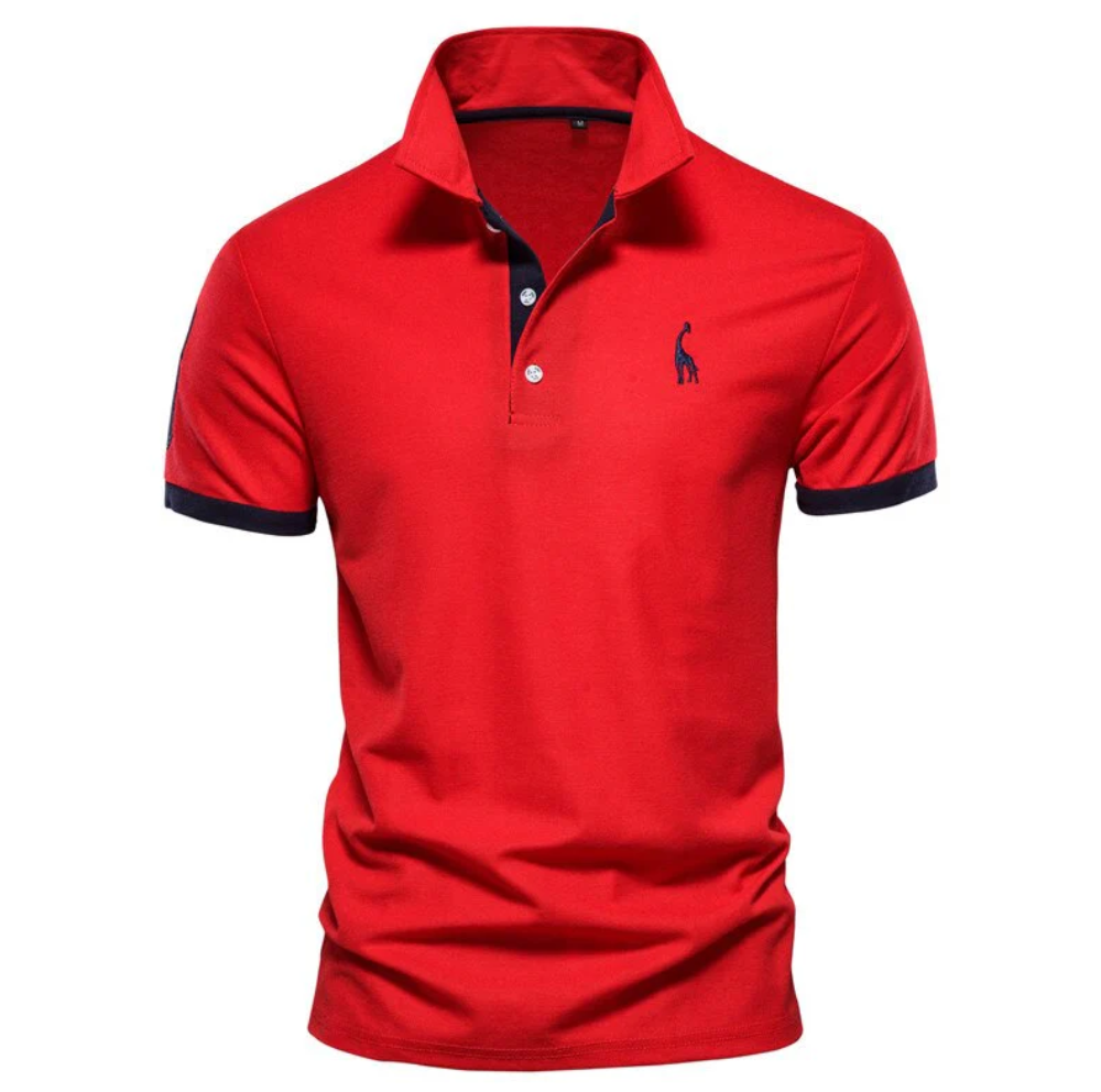 Hochwertiges Herren Polo Oberteil aus Baumwolle, weich & komfortabel, ideal für den Frühling/Sommer.