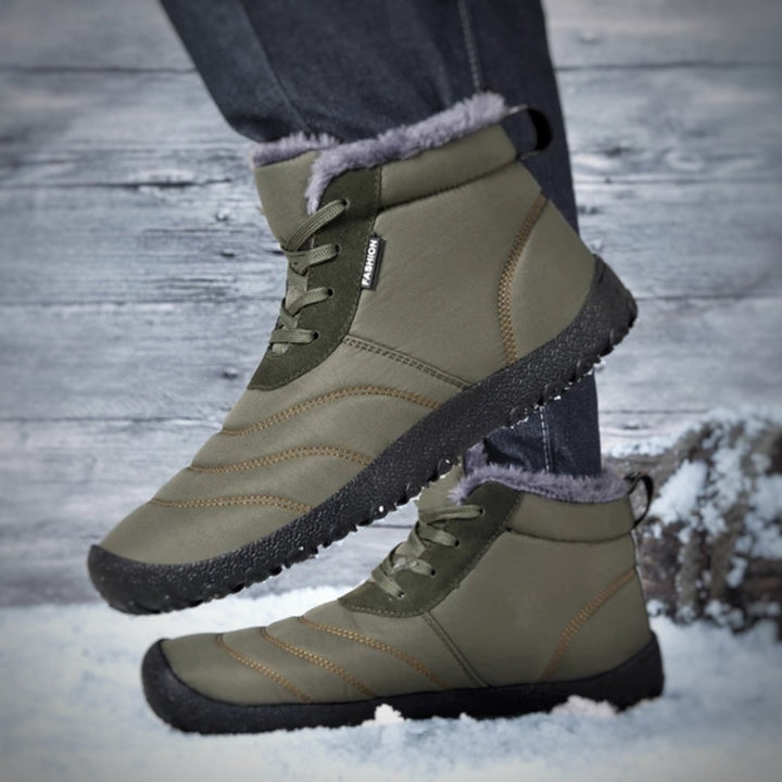 Unisex Barfuß-Winterschuhe: warme, rutschfeste Stiefel für natürliches Laufgefühl. Ideal für Outdoor Herbst/Winter.