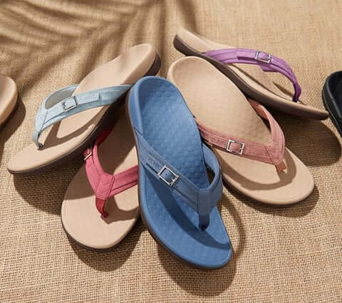 Ergonomische Damensandalen mit EVA-Fußbett; speziell entwickelt für Fußunterstützung & Wohlbefinden.