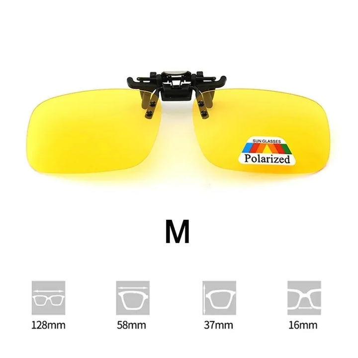 Sonnenbrillen Clip-On polarisiert für Brillenträger, UV- & Blendschutz, leicht, universal & komfortabel.