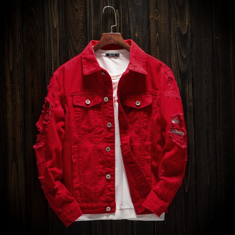 Robuste Herren Freizeitjacke mit Reißverschluss, perfekt als Alltagsjacke für kühle Tage.