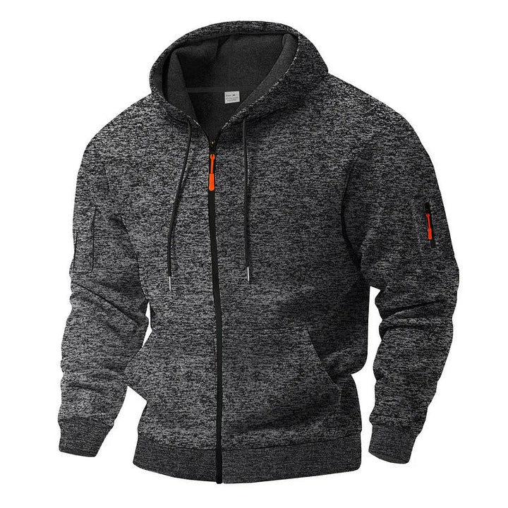 Detailansicht der Kajetan Herren Übergangsjacke, strapazierfähig und atmungsaktiv für jeden Tag.