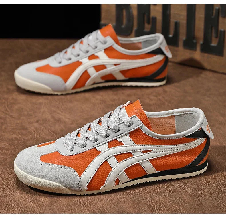 Geometrischer Design-Sneaker für Damen & Herren; trendiger Alltagsschuh mit moderner Ästhetik & Komfort.
