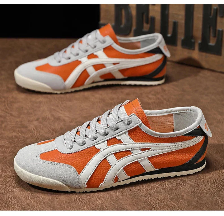 Geometrischer Design-Sneaker für Damen & Herren; trendiger Alltagsschuh mit moderner Ästhetik & Komfort.