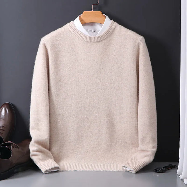Bequemer Herren Pullover für vielseitige Outfits im Büro oder in der Freizeit. Zeitloser Stil und weicher Stoff.