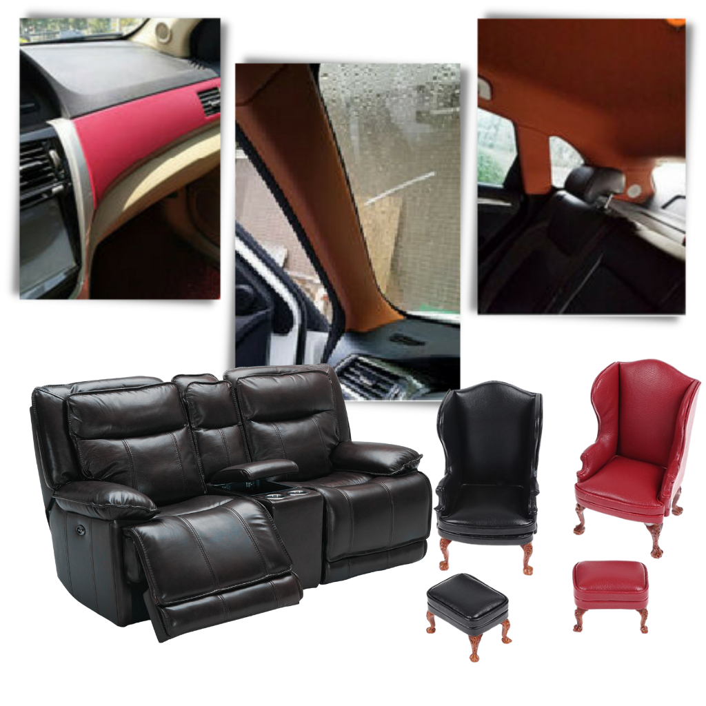 Einfacher Kunstleder-Reparaturflicken, perfekt für Heimwerker, Polstermöbel & Wohnaccessoires.