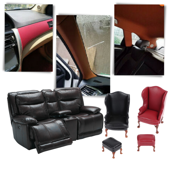 Einfacher Kunstleder-Reparaturflicken, perfekt für Heimwerker, Polstermöbel & Wohnaccessoires.