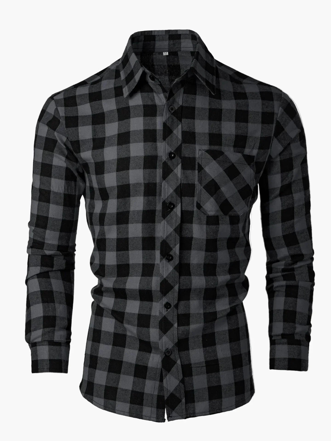 Modisches Slim Fit Herren Flanellhemd kariert. Perfekt als Freizeithemd, Outdoorhemd, oder für den Alltag.