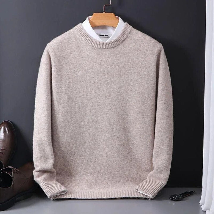 Hochwertiger Strickpullover Herren, Rundhals, weich & bequem, eine vielseitige Wahl für jeden Anlass.