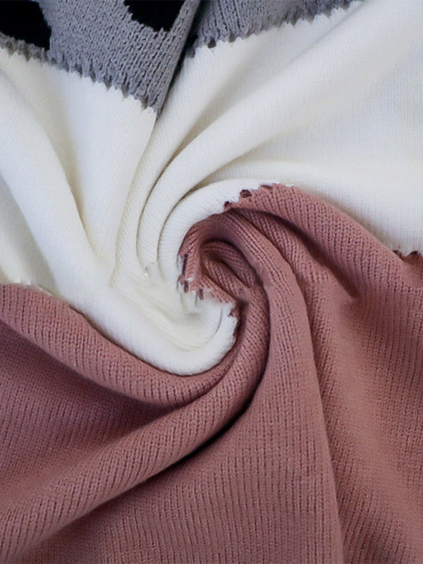 Klassischer Damen Strickpullover mit Rundhalsausschnitt, bequemer Langarm, für stilvolle Herbstmode.