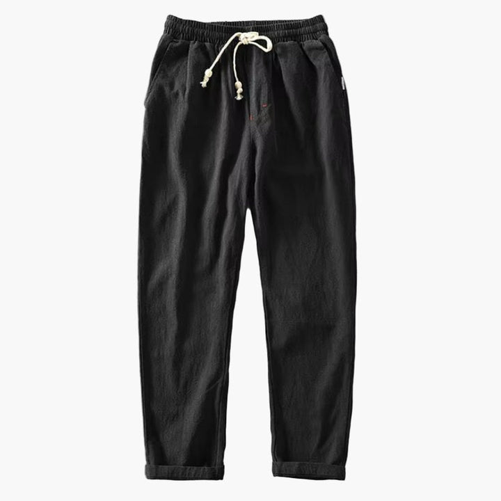 Komfortable Herren Jogger Hose für Freizeit & Reisen, atmungsaktiv im japanischen Outdoor-Stil.