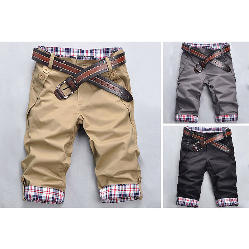 Bequeme Herren Karo-Shorts für Sommer und Strand. Vielseitige Freizeithose, perfekt für Casual- & Outdoor-Outfits.