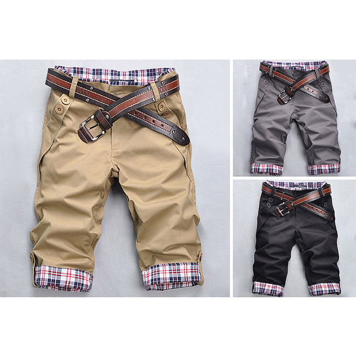 Bequeme Herren Karo-Shorts für Sommer und Strand. Vielseitige Freizeithose, perfekt für Casual- & Outdoor-Outfits.