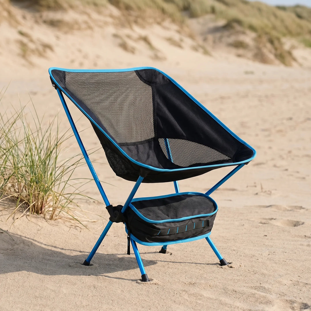Leichter Outdoor-Klappstuhl für Camping, Reisen & Picknick; faltbar & tragbar.