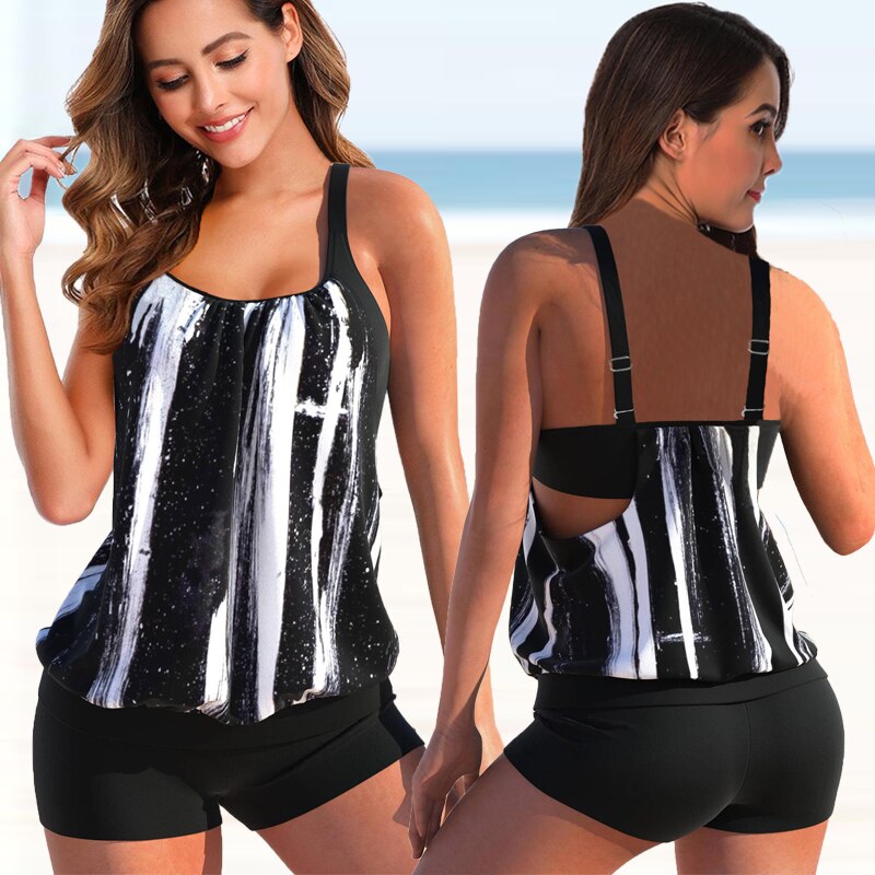 Nahaufnahme der Damen Boyshorts Badehose Rachel. Blickdicht und komfortabel für Tankini Sets, ideal für Wassersport.