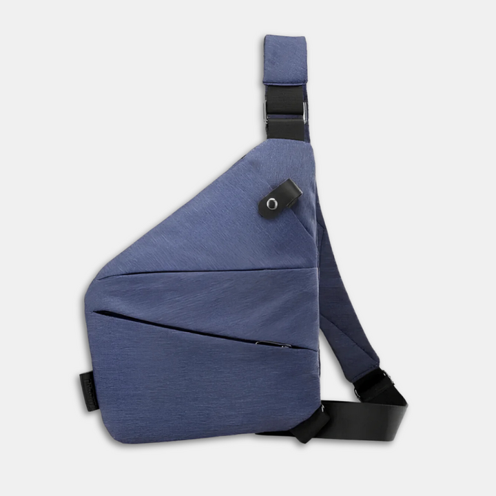 Herren Schultertasche als Crossbody getragen, ideal für Reisen & Stadtabenteuer.