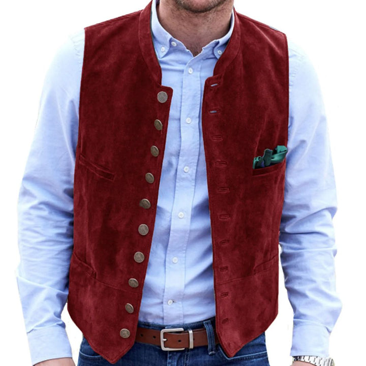 Eine festliche Herren Trachtenweste, perfekt für das Oktoberfest und klassische Trachtenmode.
