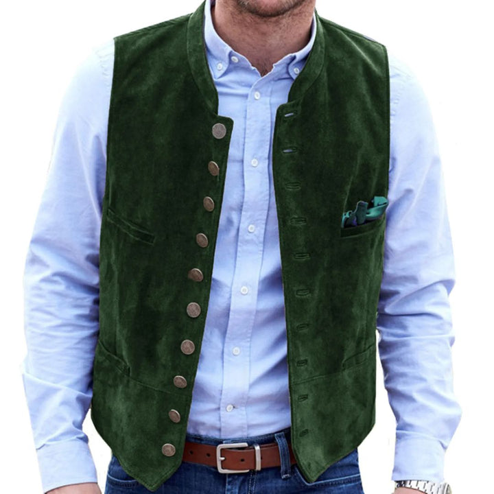 Herren Trachtenweste: Elegante Weste für den stilbewussten Mann bei traditionellen Festen.