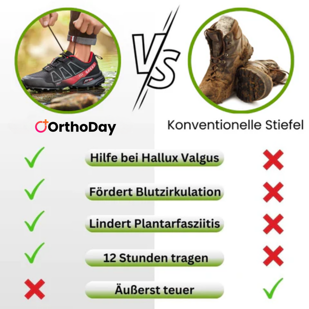 Orthopädische Herren Trailrunning-Schuhe bieten Komfort und Halt für Trekking, Sport & Wandern.