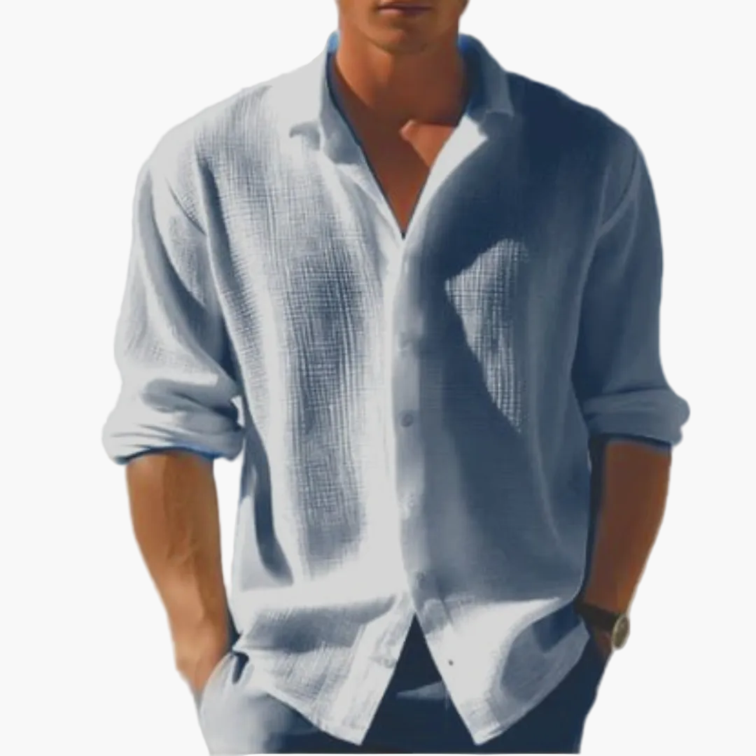Vielseitiges Herren Freizeithemd, stilvoll & modern. Perfekt für lässige Eleganz im Frühling, Sommer und Freizeit.