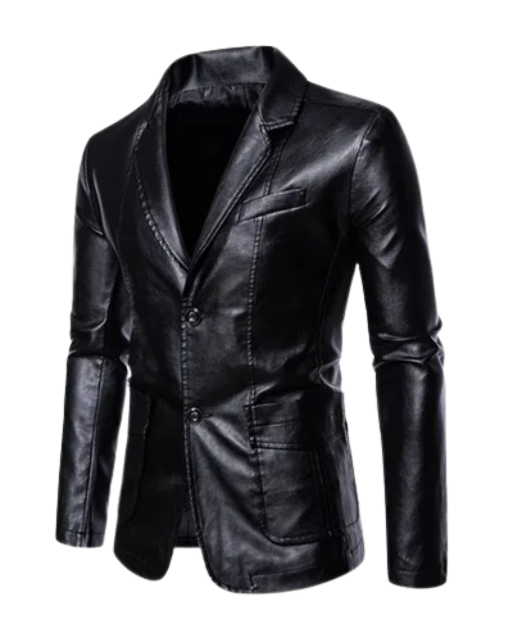 Elegante Herren Slim Fit Jacke, ideal für Business Casual Outfits. Klassische Übergangsjacke mit Reißverschluss.