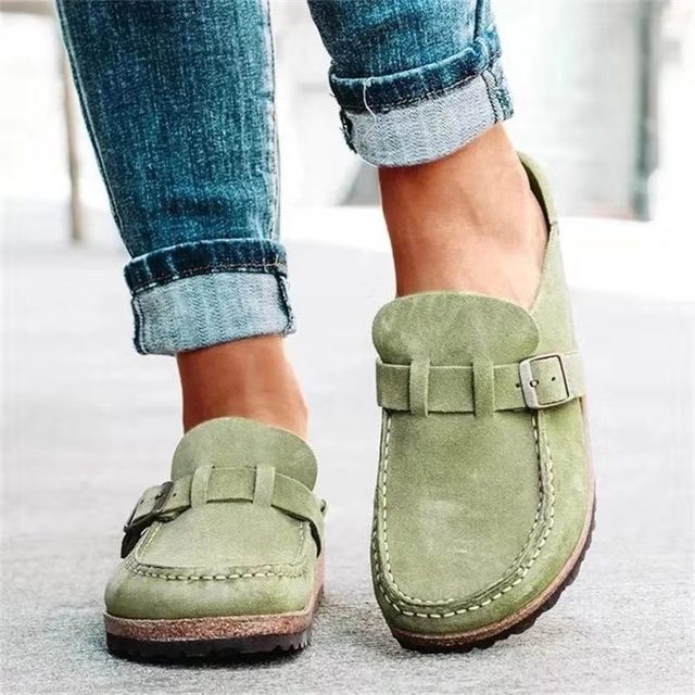 Bequeme orthopädische Damen-Komfortschuhe, retro Design für optimale Fußgesundheit.