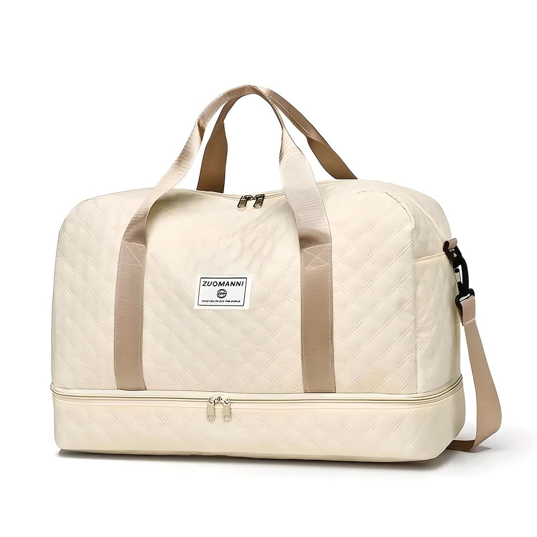 Stilvolle & wasserabweisende Damen Reise-Weekender-Tasche, perfekt für Kurztrips mit Schuhfach.