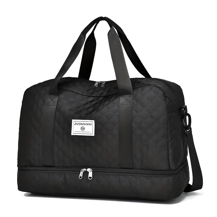 Robuste Damen Reisetasche mit integriertem Schuhfach, wasserabweisend und ideal für den Weekender.