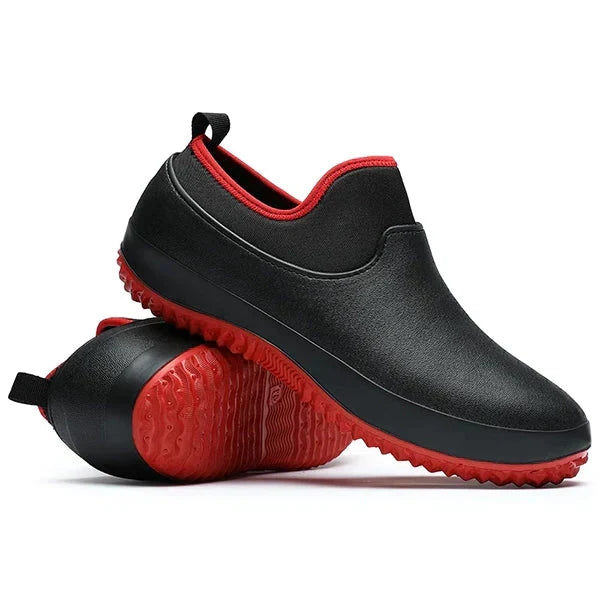Unisex wasserdichte Slip-On Arbeitsschuhe Lennart für Komfort und Sicherheit im Arbeitsalltag.