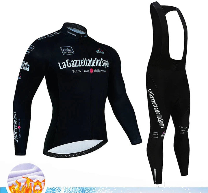 Funktionelles Herren Winter Radsport Set: Thermo-Fleece & 20D Gelpolster für jede Outdoor-Tour.