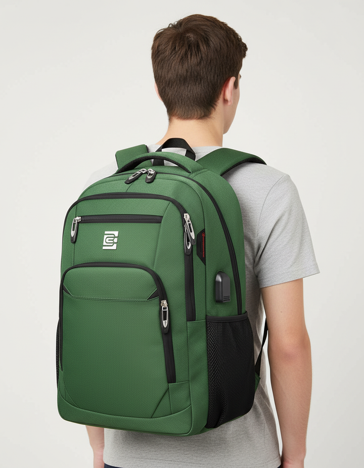 Robuster SmartBack Rucksack, wasserdicht, langlebig für alle Wetterbedingungen.