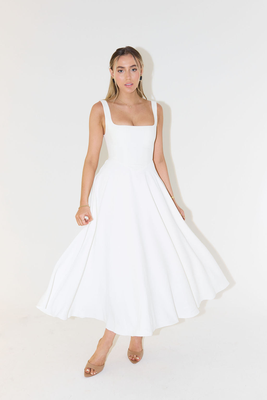 Elegantes Damen Midikleid, Slim Fit, für festliche Anlässe & schicke Freizeitlooks.