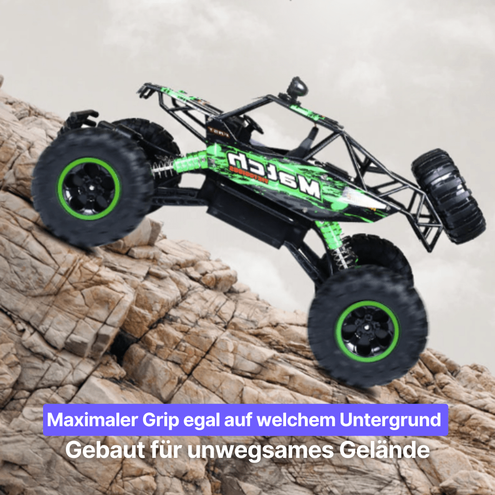 Cooler RC Monster Truck Elektroauto, robust und mit Allradantrieb für actionreiche Offroad-Abenteuer draußen.