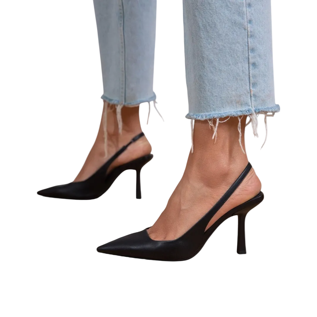 Stützende Damen Stiletto Absätze in Wildlederoptik. Orthopädische Pumps mit eleganter spitzer Zehenpartie. Vielseitig.