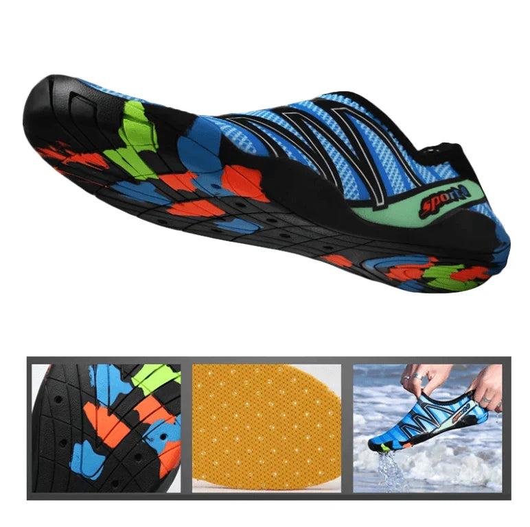 Robuste Wassersportschuhe, atmungsaktiv & rutschfest. Ultimative Schwimmschuhe für Kajak und Surfen.