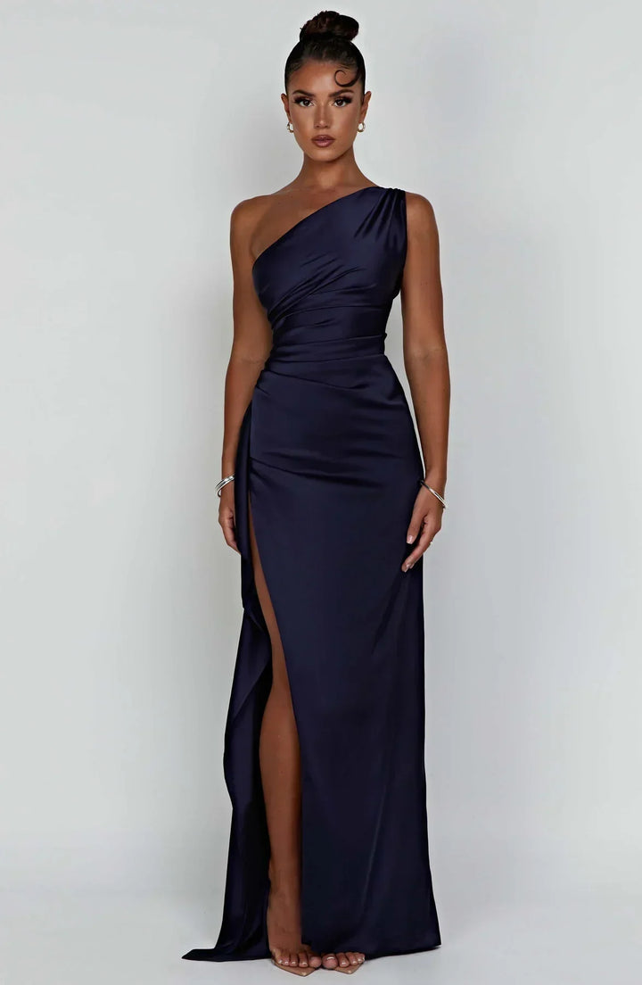 Festliches One-Shoulder Abendkleid, lang & elegant für besondere Anlässe, Damenmode.