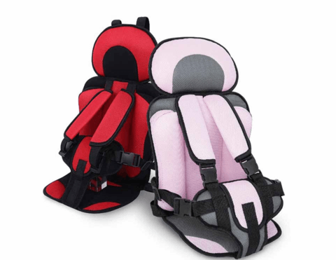 Sicherheitsmerkmale des SafeRider Pro: ISOFIX, Seitenaufprallschutz & robuster 5-Punkt-Gurt für Kinder.