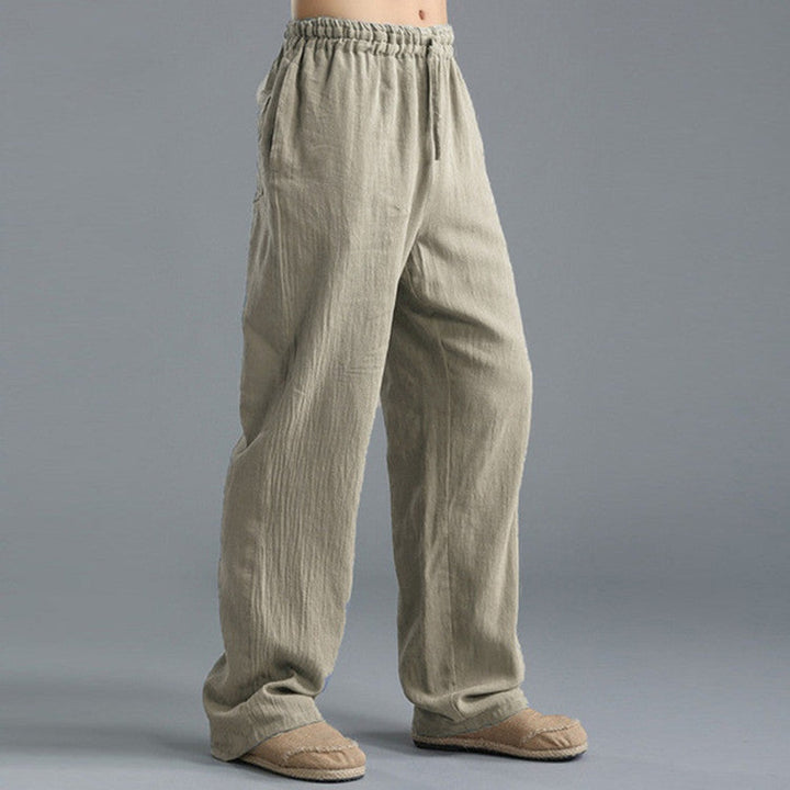 Vielseitige Herren-Freizeithose, ideal für Urlaub, Strand oder Business Casual. Gerades Bein.