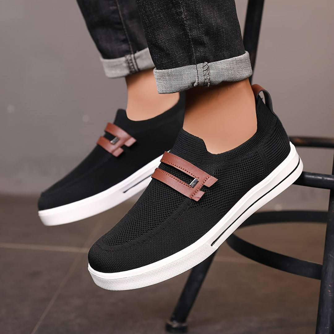 Lässiger Herren Freizeitschuh, Slip-On Design, hoher Tragekomfort im Alltag.