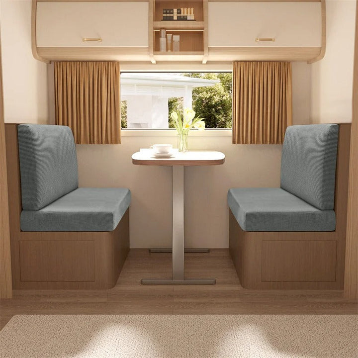 Vielseitiges Banküberzüge Set für Wohnmobil, Camper & Wohnwagen. Schützt Interieur stilvoll, Mikrofaser Qualität.
