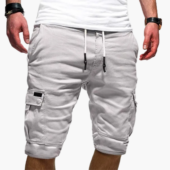 Vielseitige Herren Cargo Shorts für Sommer. Bequeme Freizeit-Bermudas mit praktischen Taschen, ideal für Outdoor & Alltag.