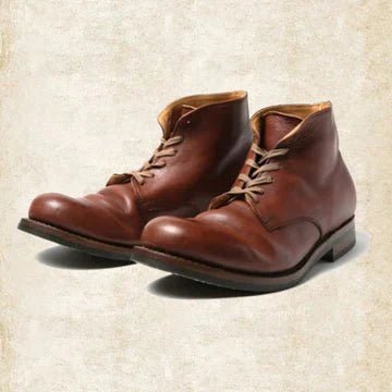 Herren Retro Schnürstiefel im klassischen Stil, ideal für modische Herren. Bequeme Vintage-Stiefel für den Alltag.