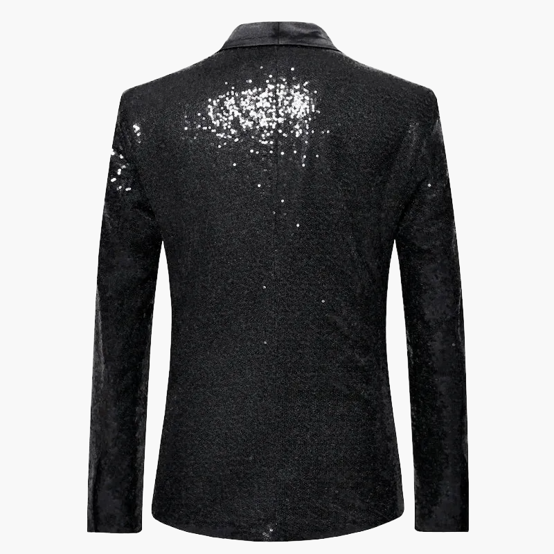 Festlicher Herren Pailletten Blazer. Glitzerndes Sakko für unvergessliche Party-Nächte & Gala-Events. Statement-Abendmode.