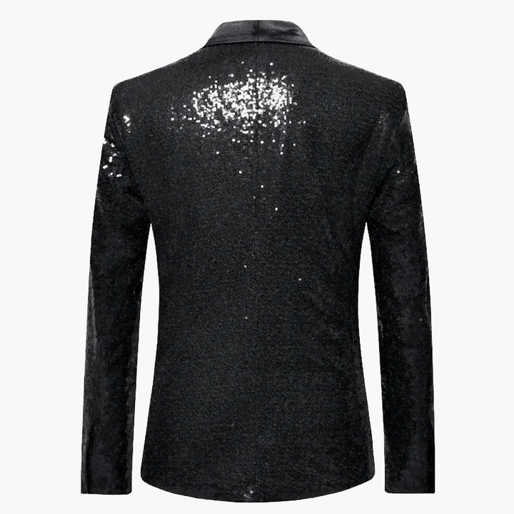 Festlicher Herren Pailletten Blazer. Glitzerndes Sakko für unvergessliche Party-Nächte & Gala-Events. Statement-Abendmode.
