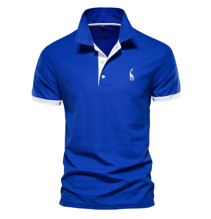 Elegantes Herren Polohemd für den Sommer, atmungsaktiv & zeitlos, perfekt für stilvolle Herrenkleidung.