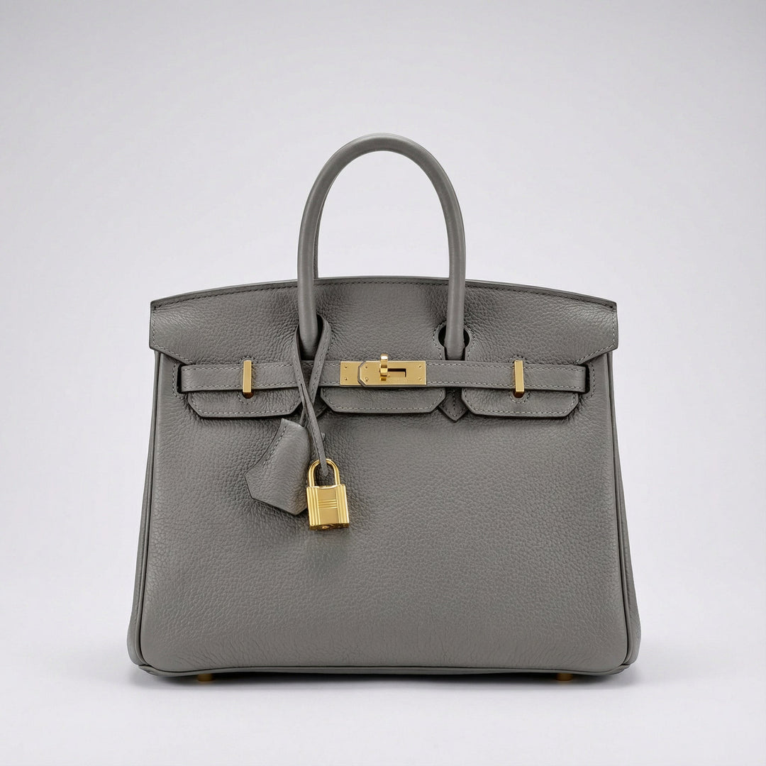 Große olivgrüne Damenhandtasche aus Leder, perfekt als Reisetasche oder Shopper.