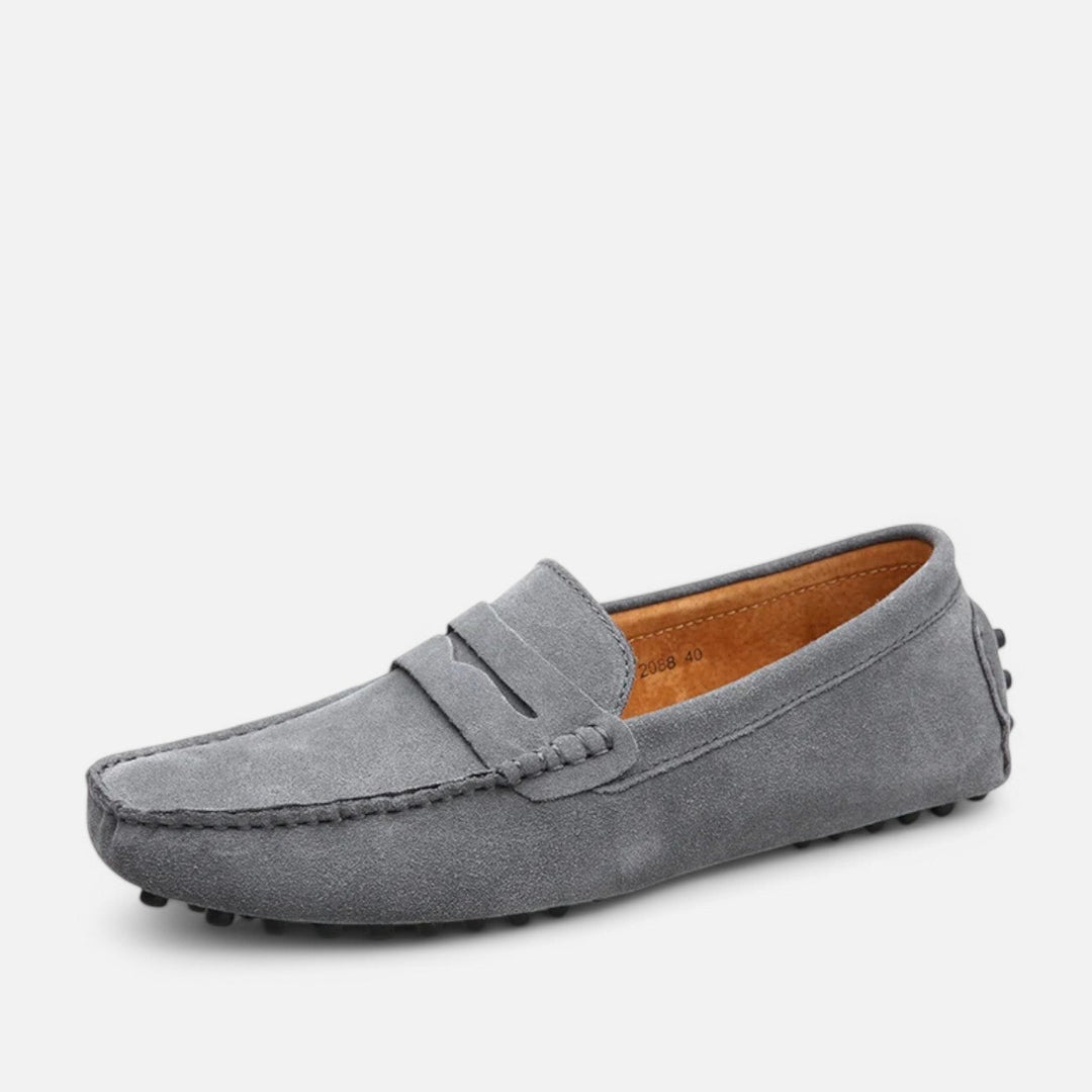 Braune Herren Mokassins, lässig & bequem, perfekt für Alltag und Freizeit.