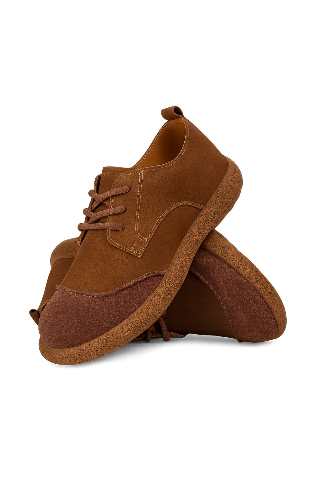 Herren Casual Schuhe: Braun & Khaki, orthopädisch, stilvoll, stoßdämpfend für ganztägigen Komfort.