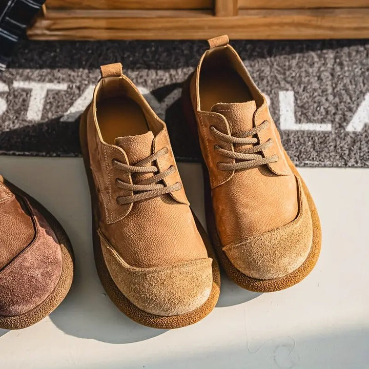 Elegante Herren Casual Schuhe in Braun/Khaki; orthopädisch & stoßdämpfend für Stil & Komfort.