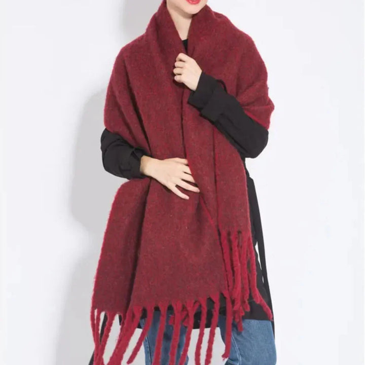 Kuscheliger Damen Winterschal, extra warm & weich, schützt vor Kälte im Winter.